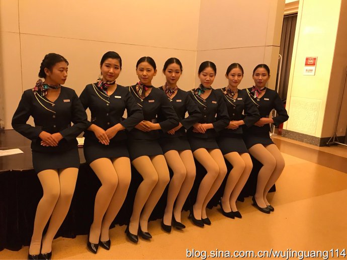 培华学院礼仪美女服务西部经济论坛 翻译服务